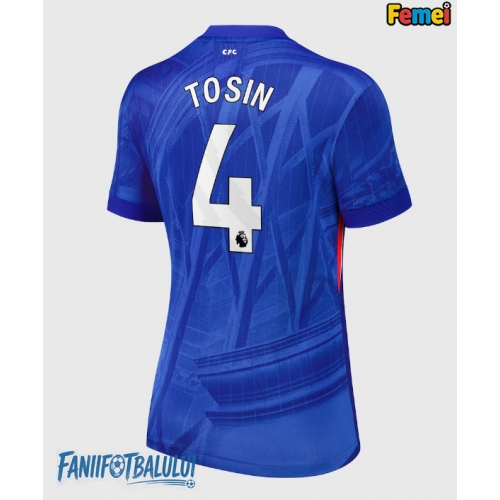 Chelsea Tosin Adarabioyo #4 Tricou Fotbal Replică 2025-26 Femei Acasa Chelsea Tosin Adarabioyo #4 Tricou Fotbal Replică 2025-26 Femei Acasa